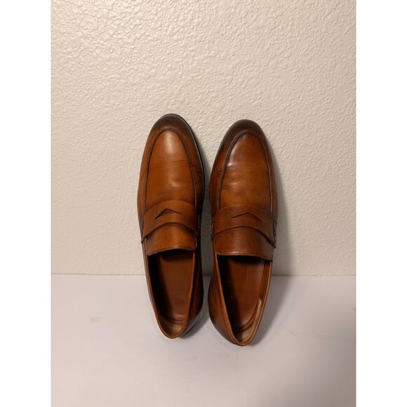 Allen Edmonds Lake Como Loafers Tan Leather Men’s Size 12D Made in USA main image 4
